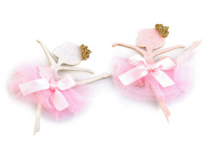 Textilní aplikace / nášivka baletka