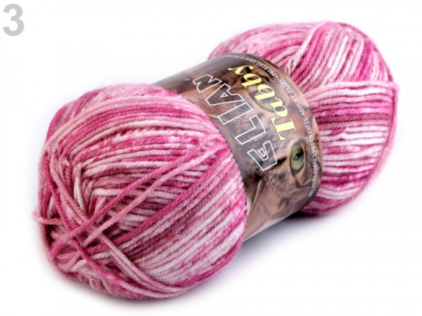Pletací příze Tabby 100 g Elian