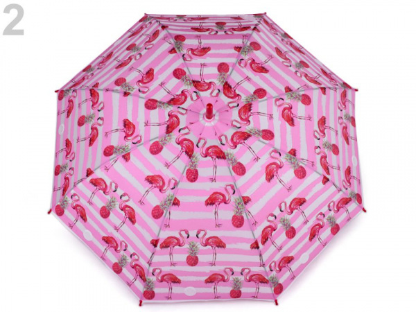 Dámský / dívčí deštník plameňák