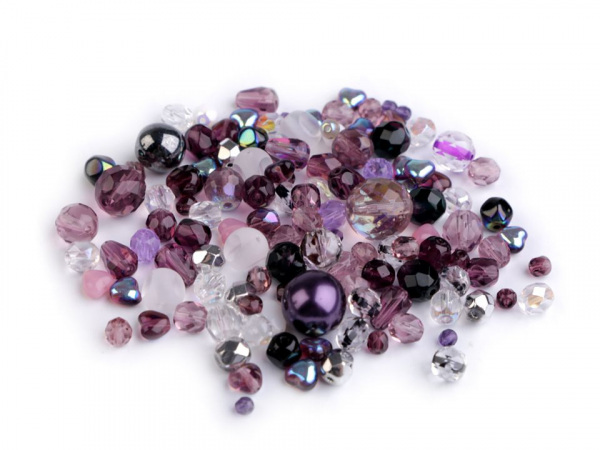 Skleněné korálky ramš ohňovky