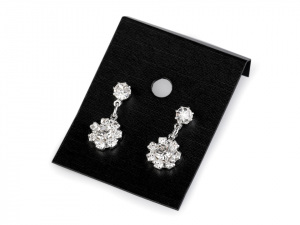 Štrasové náušnice - jablonecká bižuterie