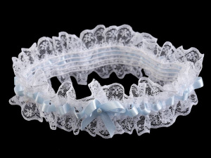 Svatební podvazek krajkový