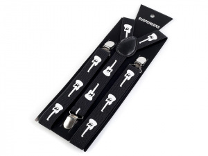 Dětské šle kytara, lebka