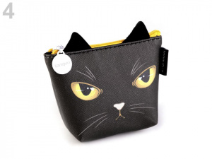 Peněženka / pouzdro kočka Languo 8x11 cm