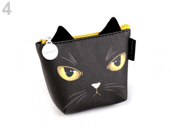 Peněženka / pouzdro kočka Languo 8x11 cm