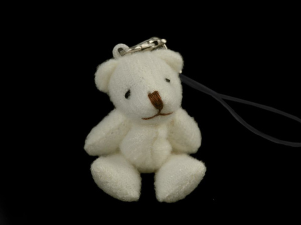 Textilní přívěsek medvídek