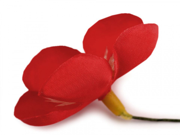 Umělý květ na drátku k aranžování