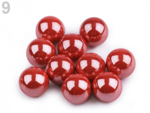 Dekorační kuličky / perly bez dírek Ø10 mm lesklé