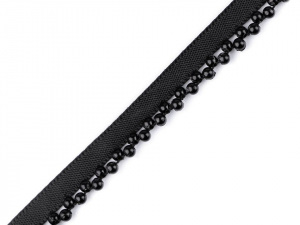 Prýmek / paspulka s perlami šíře 14 mm