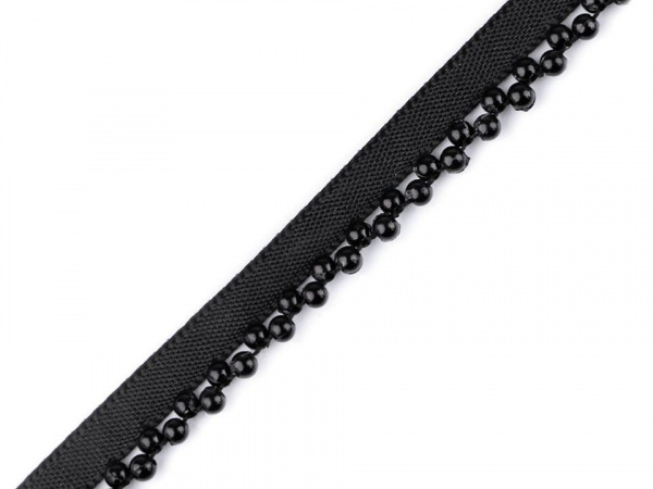 Prýmek / paspulka s perlami šíře 14 mm