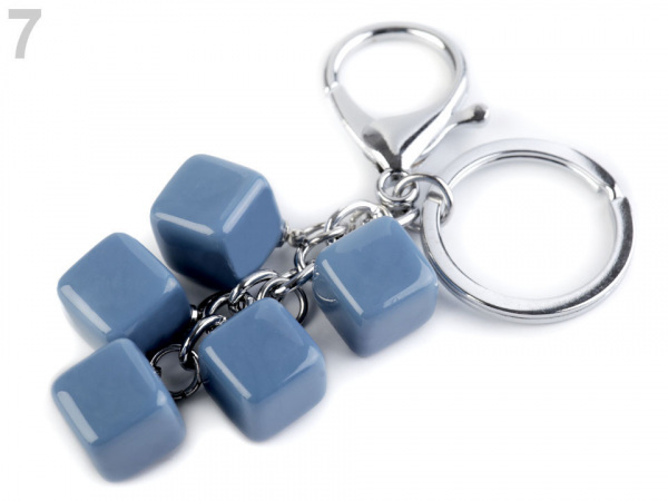 Přívěsek na kabelku / klíče kostka
