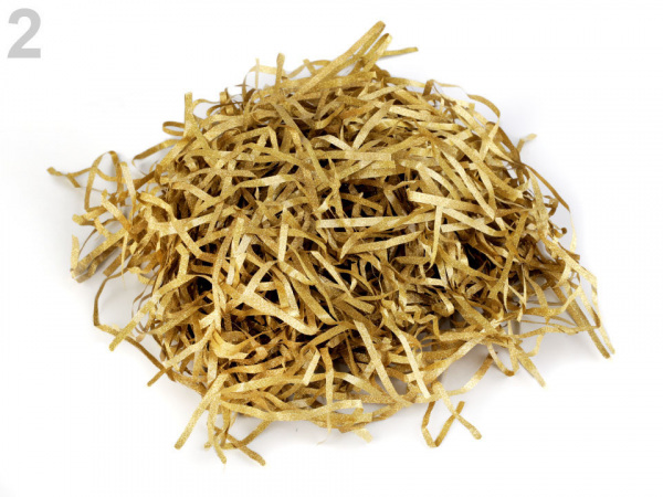 Metalická sláma 10 g