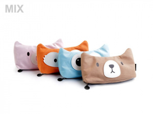 Pouzdro kočka, medvěd, sova, liška, prasátko Languo 11x20 cm