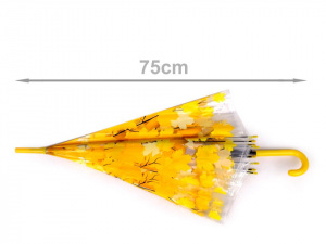 Dívčí průhledný deštník