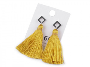 Náušnice z nerezové oceli se střapci