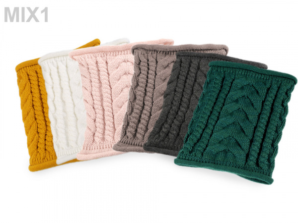 Pletený nákrčník / tunel