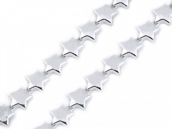 Řetěz - hvězdy šíře 10 mm vánoční