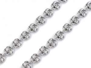 Růže na šňůře / borta šíře 10 mm