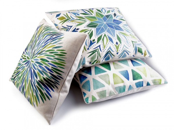 Povlak na polštář abstraktní 43x43 cm