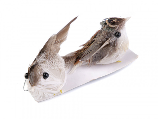 Dekorace ptáček s drátkem