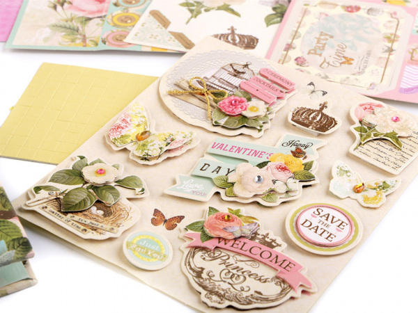 Scrapbooking sada album a doplňky