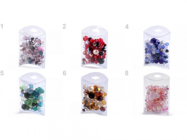 Skleněné korálky ramš ohňovky