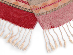Šála typu pashmina s třásněmi 70x180 cm