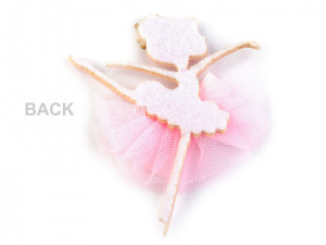 Textilní aplikace / nášivka baletka