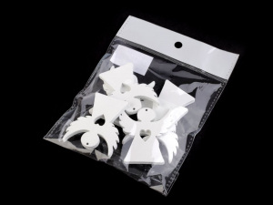 Dřevěný sněhulák, sob, anděl, srdce