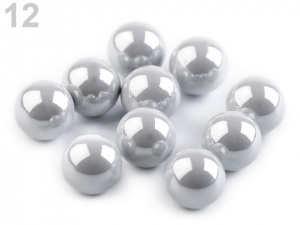 Dekorační kuličky / perly bez dírek Ø10 mm lesklé