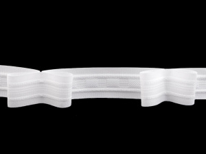 Záclonovka 2 skladová šíře 25 mm