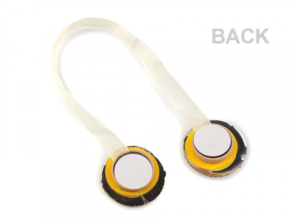 Magnetická spona na závěsy kolečko, květ