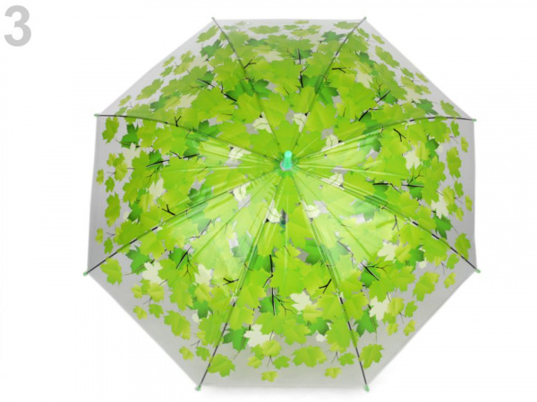 Dívčí průhledný deštník