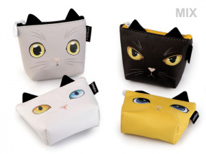 Peněženka / pouzdro kočka Languo 8x11 cm