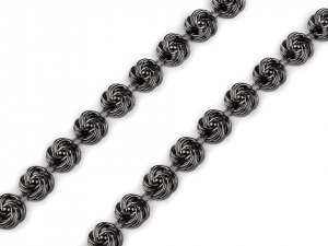 Růže na šňůře / borta šíře 10 mm