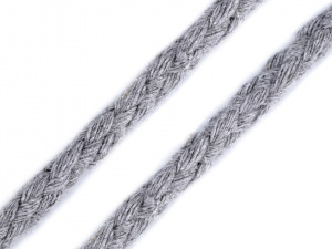 Oděvní šňůra na vak Ø8 mm splétaná