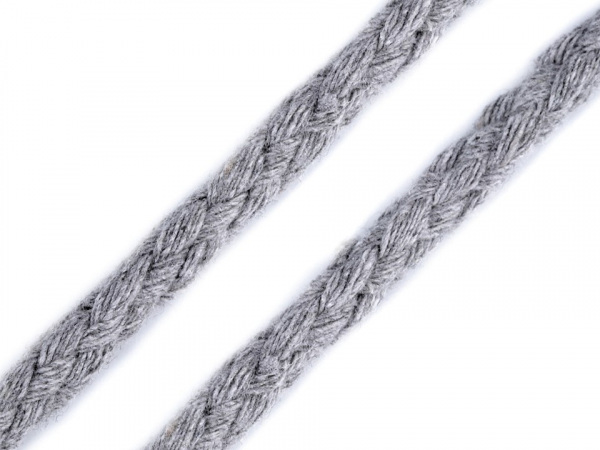 Oděvní šňůra na vak Ø8 mm splétaná