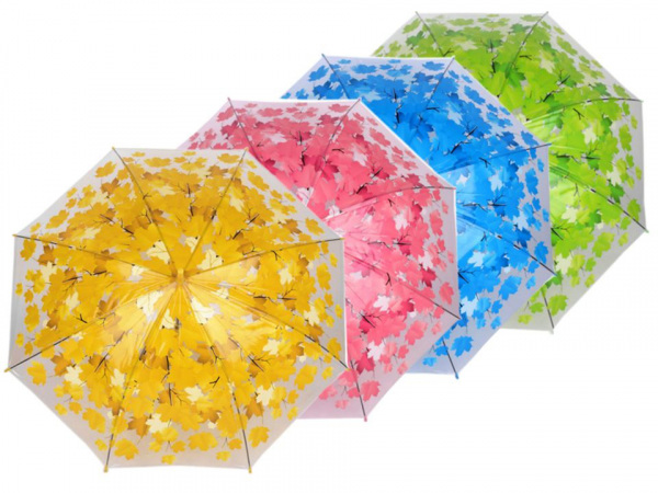 Dívčí průhledný deštník