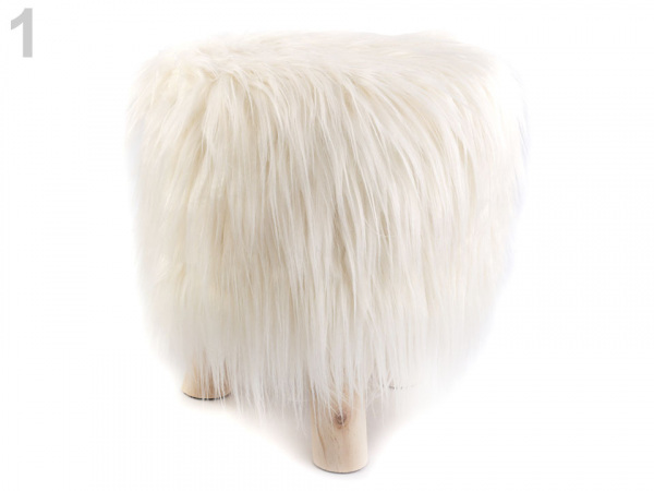 Taburet chlupatý