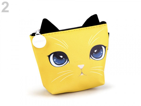 Peněženka / pouzdro kočka Languo 8x11 cm