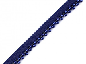 Prýmek / paspulka s perlami šíře 14 mm