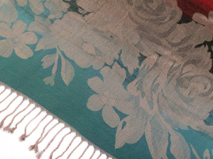 Šála typu pashmina s třásněmi 70x165 cm