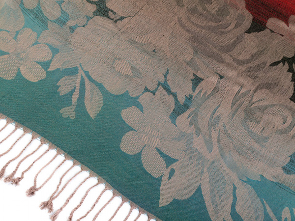 Šála typu pashmina s třásněmi 70x165 cm