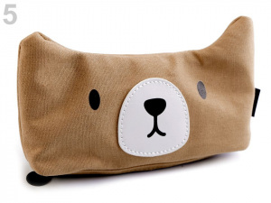 Pouzdro kočka, medvěd, sova, liška, prasátko Languo 11x20 cm