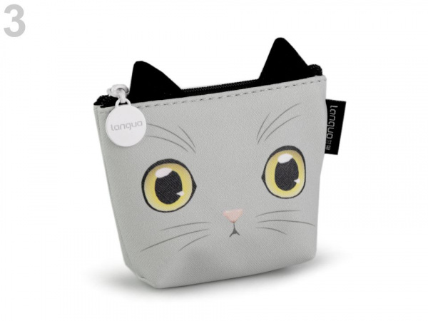 Peněženka / pouzdro kočka Languo 8x11 cm