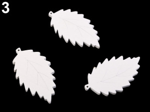 Dřevěné listy k zavěšení / k nalepení / k domalování