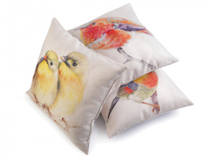Povlak na polštář ptáček 43x43 cm