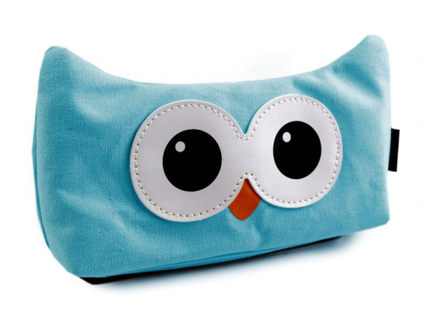 Pouzdro kočka, medvěd, sova, liška, prasátko Languo 11x20 cm