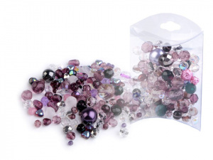 Skleněné korálky ramš ohňovky