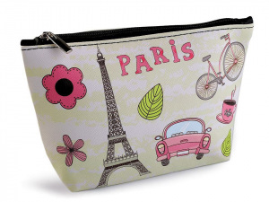 Kosmetická taška / pouzdro Paříž 14x23 cm